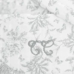 Sac à langer Toile de Jouy gris