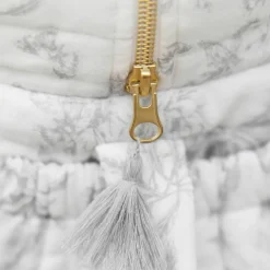 Sac à langer Toile de Jouy gris