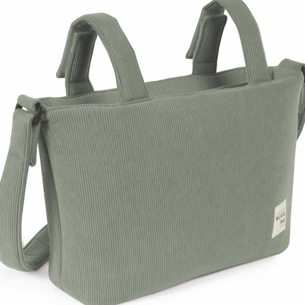 Sac à langer velours côtelé Gala Mint