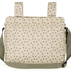Sac à poussette coeurs Poppy Mousse
