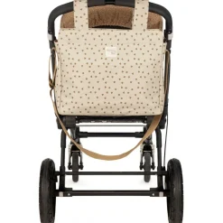 Sac à poussette coeurs Poppy Cannelle