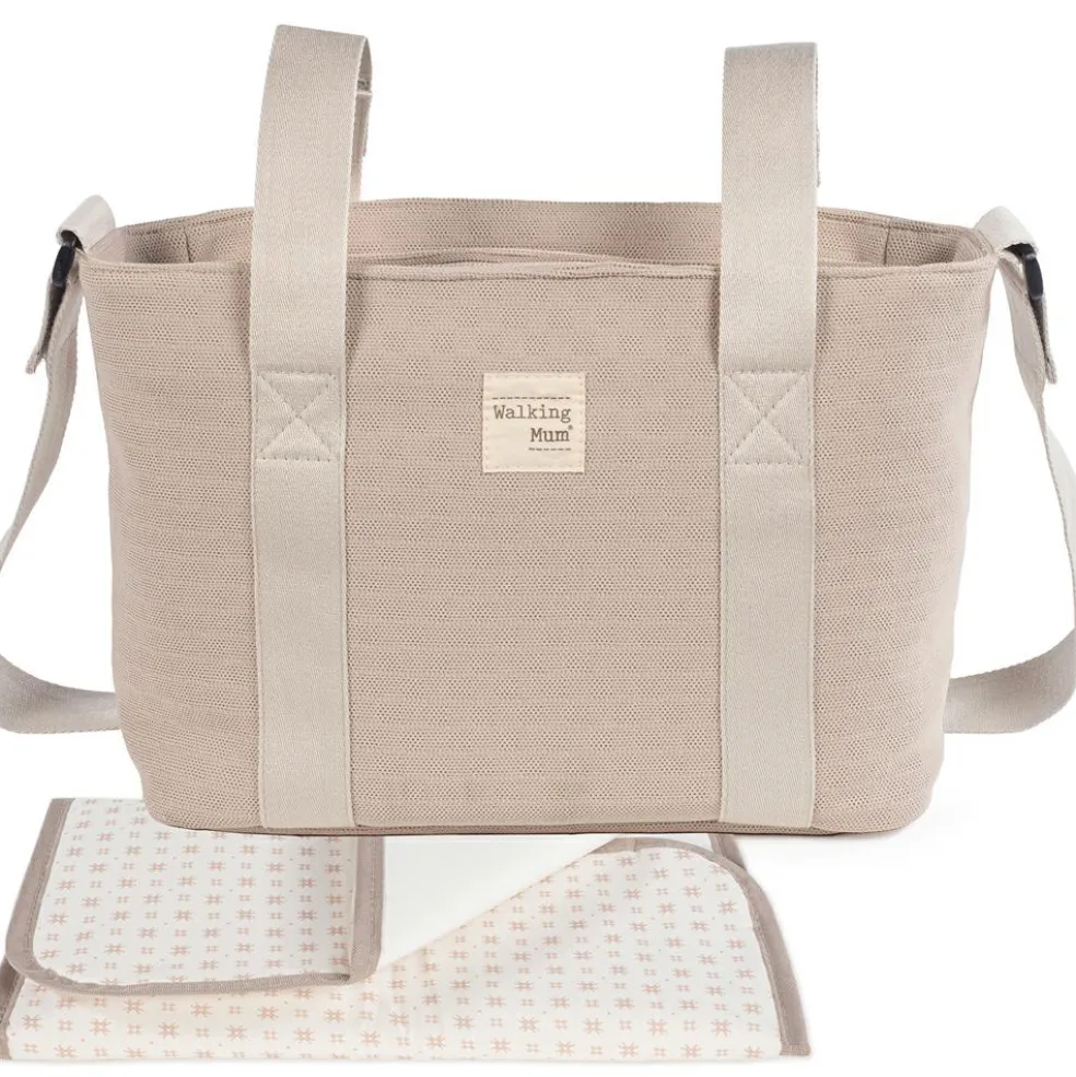Sac à poussette Crossbody Eco Mum Apricot