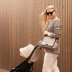 Sac à poussette Eco quilt beige