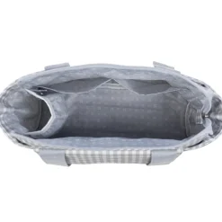 Sac à poussette I love vichy gris