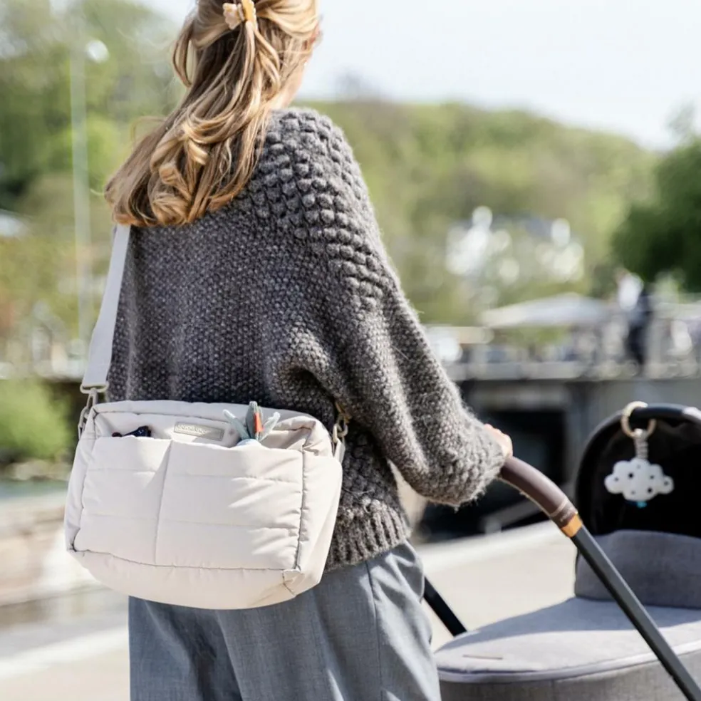 Sac à poussette matelassé Sable