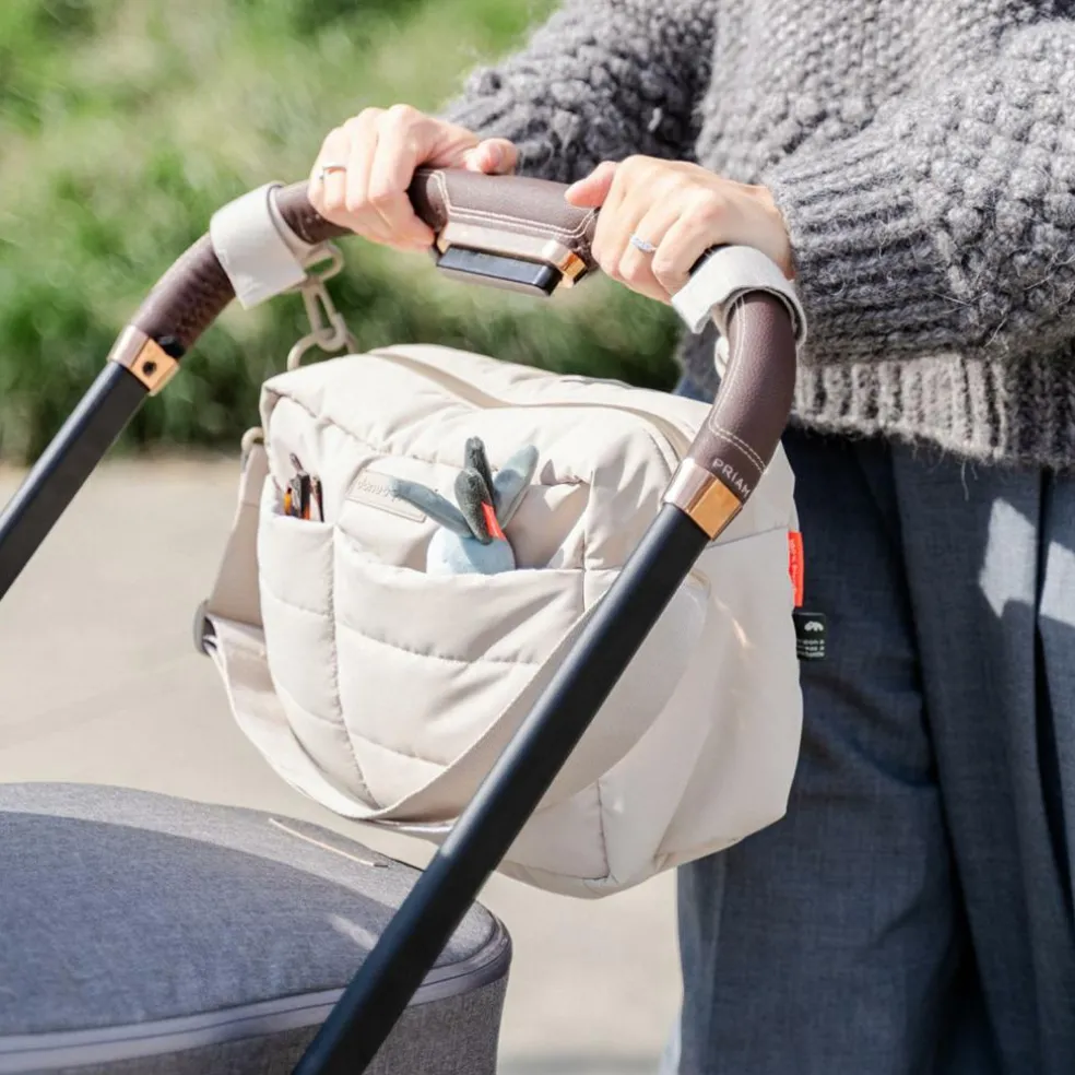 Sac à poussette matelassé Sable