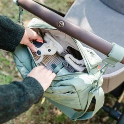 Sac à poussette matelassé Vert