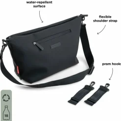 Sac à poussette Noir