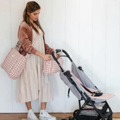 Sac à poussette Remy rose