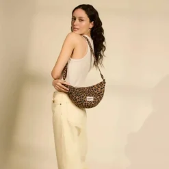 Sac banane Andrea Léopard Cannelle