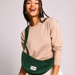 Sac banane Andrea Velours Sapin