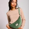 Sac banane Andrea Velours Vert d'eau