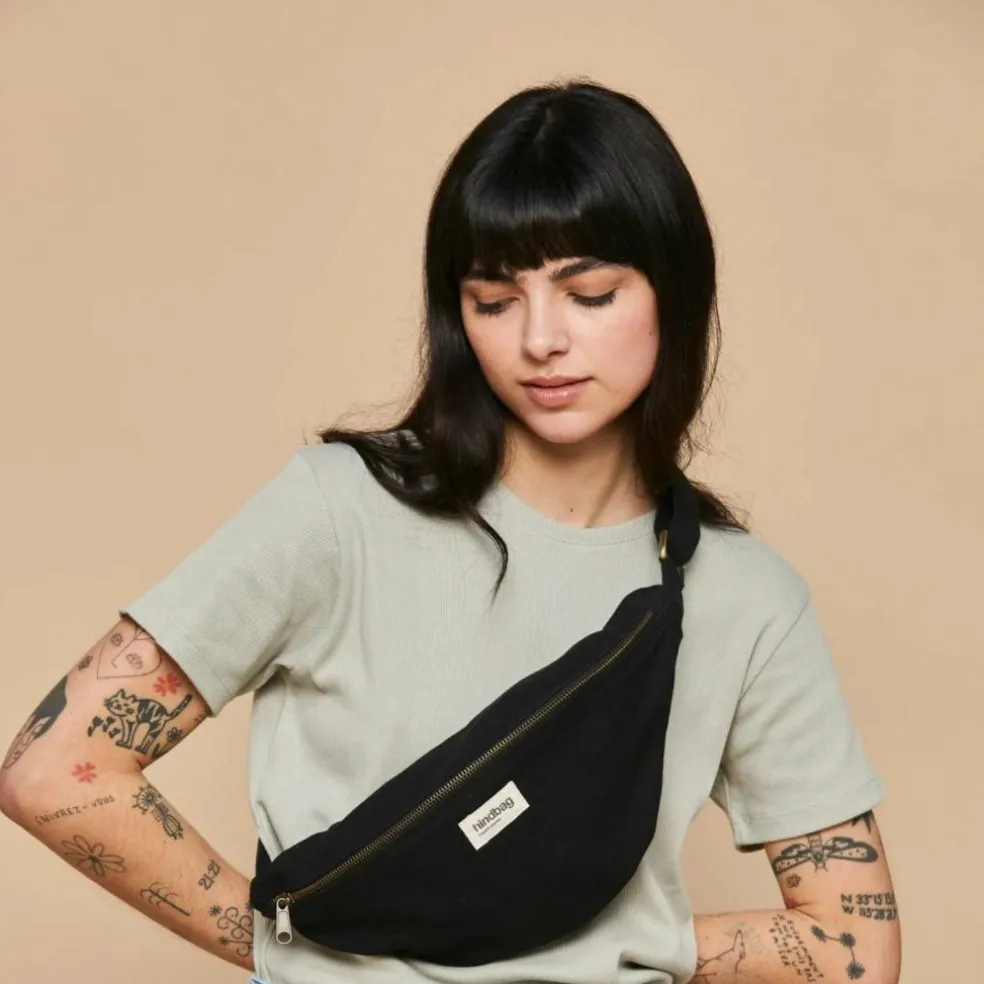 Sac banane L Sasha Noir