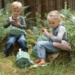 Sac banane matelassé enfant Croco Rose