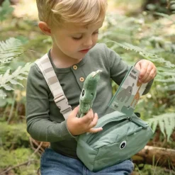 Sac banane matelassé enfant Croco Rose