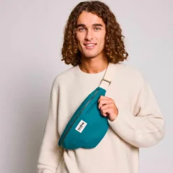 Sac banane Olivia Bleu Paon