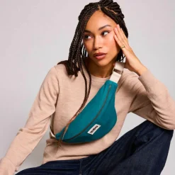 Sac banane Olivia Bleu Paon