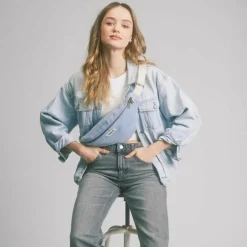 Sac banane Olivia Denim Bleu