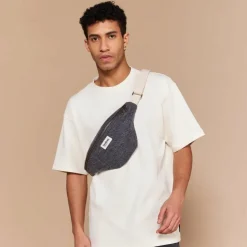 Sac banane Olivia Denim Gris