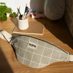 Sac banane Olivia Le Carnet Argile-Blanc