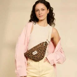 Sac banane Olivia Léopard Cannelle