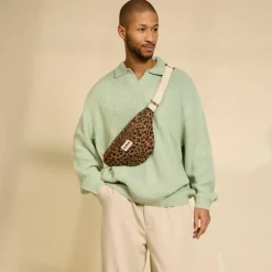 Sac banane Olivia Léopard Cannelle