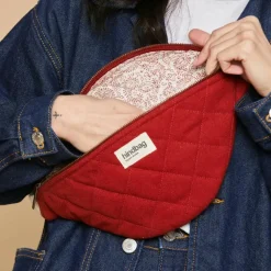 Sac banane Olivia matelassé Terracotta