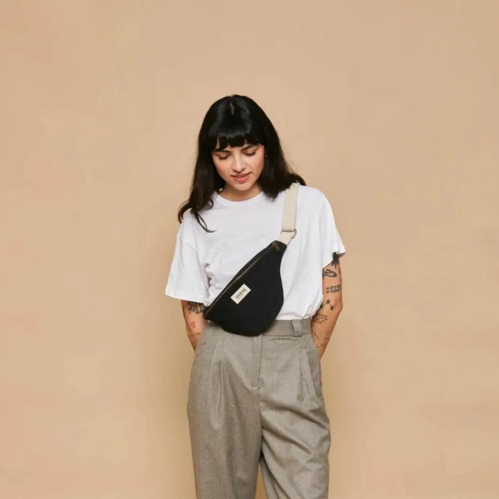 Sac banane Olivia Noir