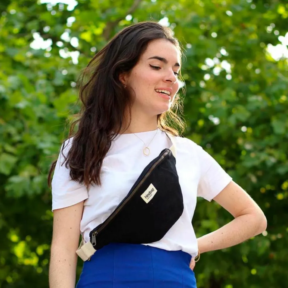 Sac banane Olivia Noir