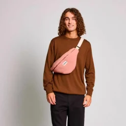 Sac banane Olivia Teddy Rose poudrée