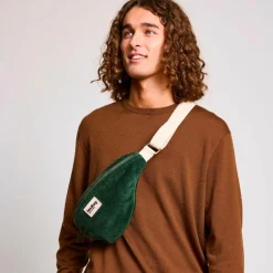 Sac banane Olivia Velours Sapin