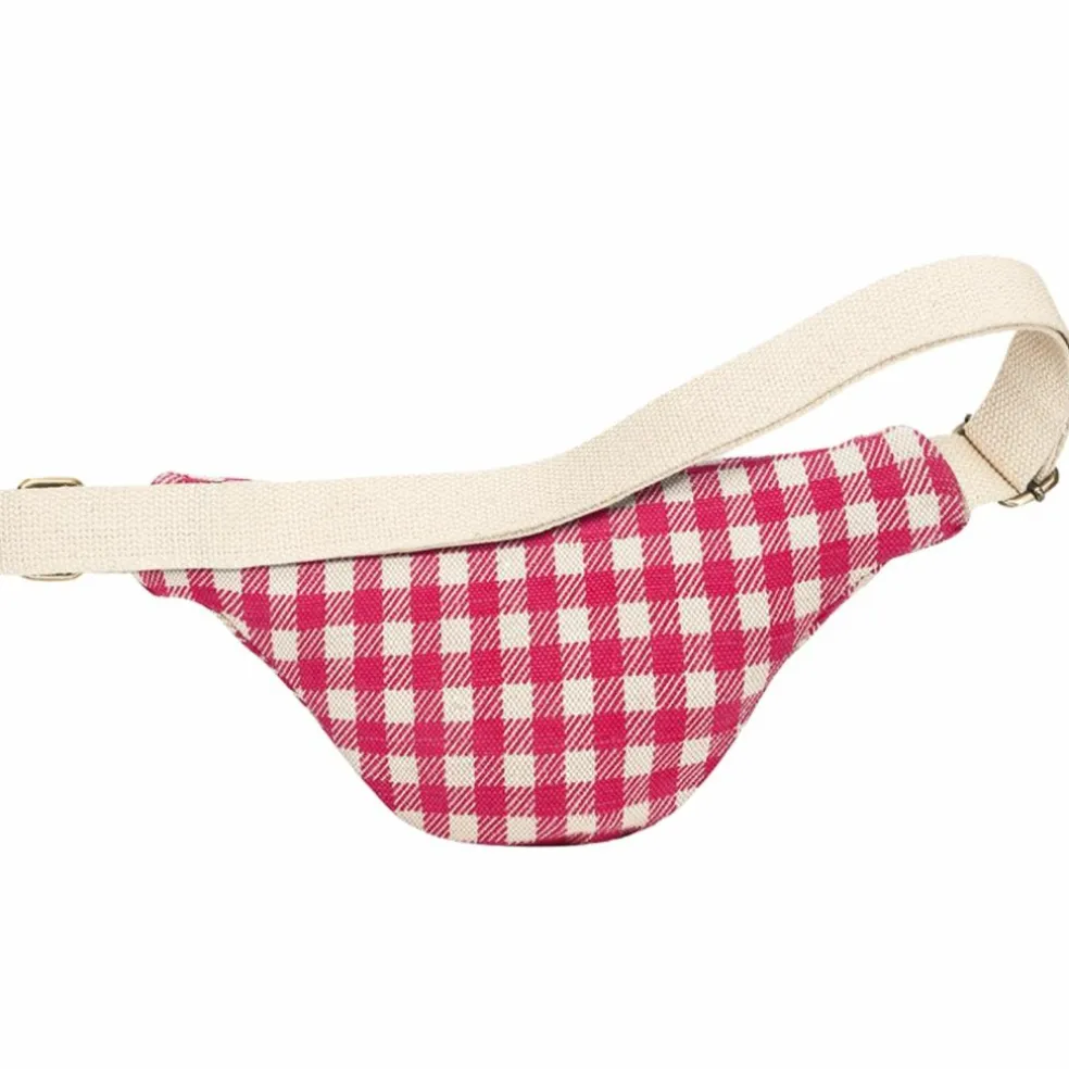 Sac banane Olivia Vichy Rose