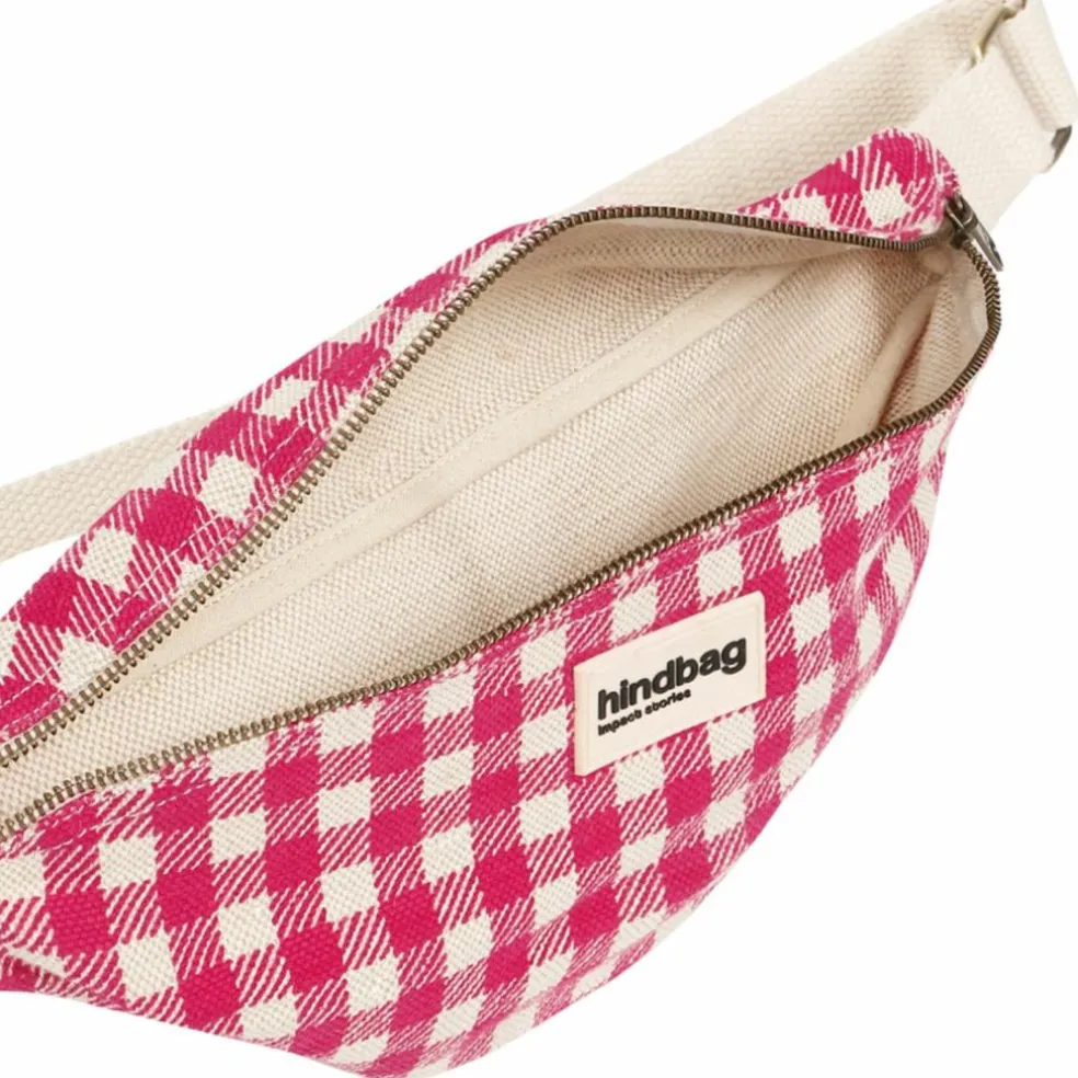 Sac banane Olivia Vichy Rose