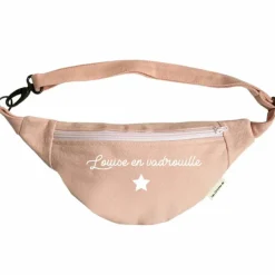 Sac banane rose poudré (personnalisable)