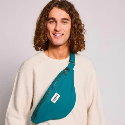 Sac banane Sasha L Bleu Paon