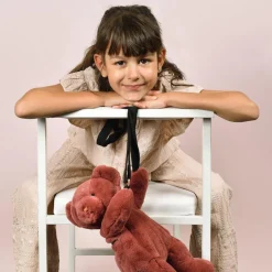 Sac bandoulière Doudou Ours terracotta (30 cm)