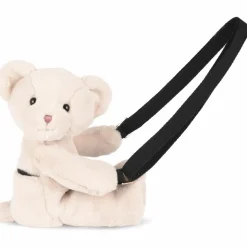 Sac bandoulière Doudou Ours ivoire (30 cm)
