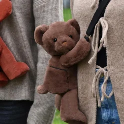 Sac bandoulière Doudou Ours marron glacé (30 cm)