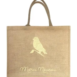 Sac cabas Nounou Oiseau (personnalisable)