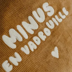 Sac cabas XL velours Minus en vadrouille