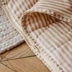 Sac de couchage en coton bio Rayé Ambre (70 x 130 cm)