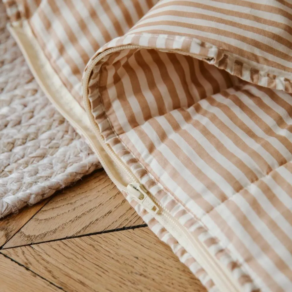 Sac de couchage en coton bio Rayé Ambre (70 x 130 cm)