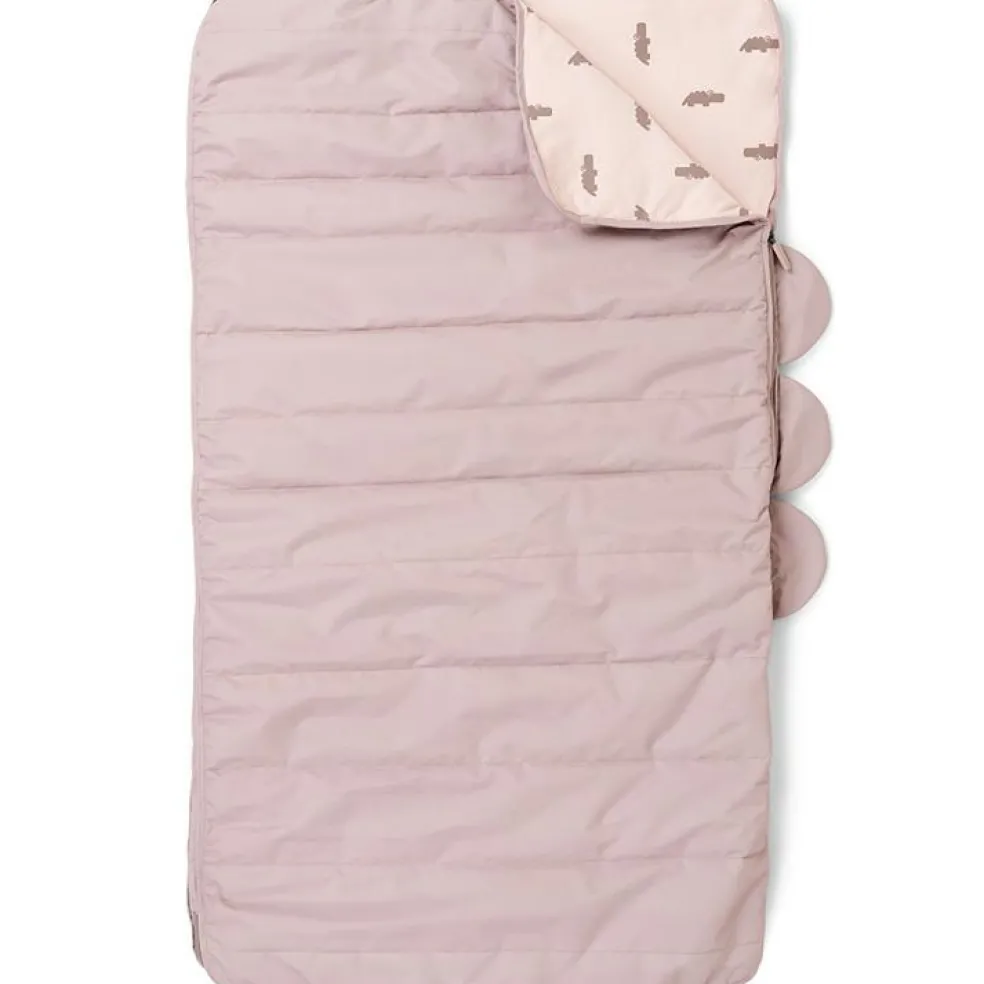 Sac de couchage matelassé Croco rose