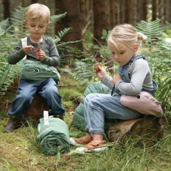 Sac de couchage matelassé Croco rose