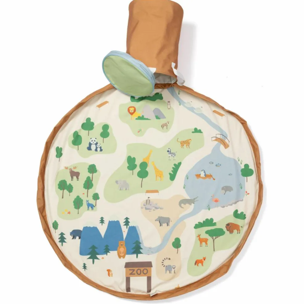Sac de rangement et tapis de jeu 2 en 1 Soo Zoo