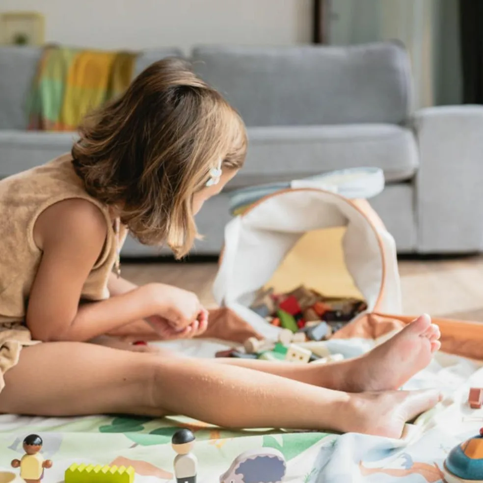 Sac de rangement et tapis de jeu 2 en 1 Soo Zoo