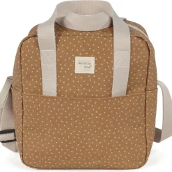 Sac isotherme biberons à pois Poppy Cannelle