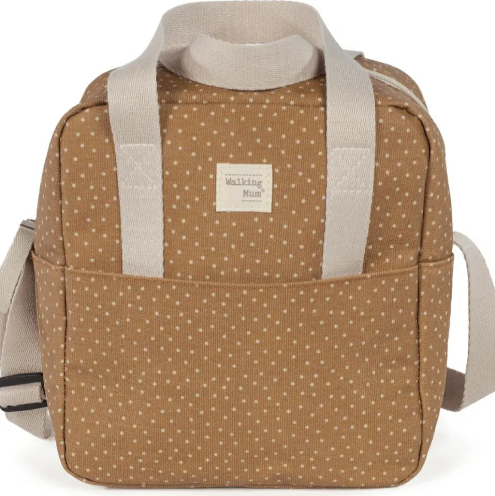 Sac isotherme biberons à pois Poppy Cannelle