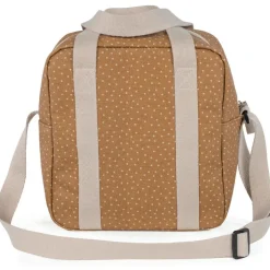 Sac isotherme biberons à pois Poppy Cannelle