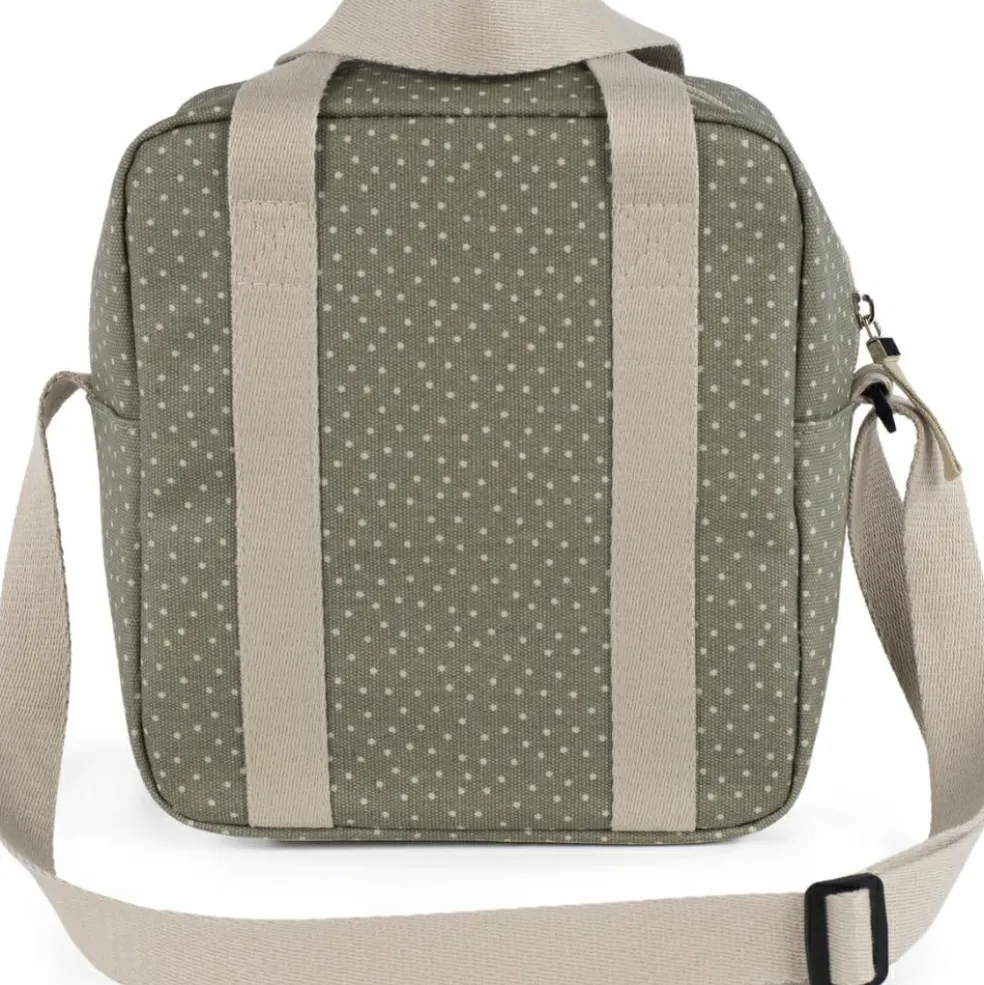 Sac isotherme biberons à pois Poppy Mousse